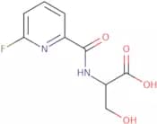 (2S)-2-[(6-Fluoropyridin-2-yl)formamido]-3-hydroxypropanoic acid