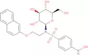 N-{[4-(Hydroxyamino)phenyl]sulfonyl}-N-[2-(2-naphthyloxy)ethyl]-b-D-glucopyranosylamine