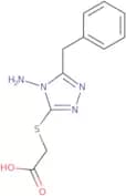 2-[(4-Amino-5-benzyl-4H-1,2,4-triazol-3-yl)sulfanyl]acetic acid