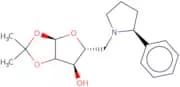 5-(S-2-Phenyl-pyrrolidine)-1-yl-5-deoxy-1,2-isopropylidene-a-D-xylofuranose