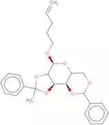 4-Pentenyl 4,6-O-benzylidene-2,3-phenylethylidene-α-D-mannopyranoside