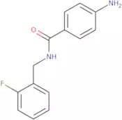 4-Amino-N-[(2-fluorophenyl)methyl]benzamide