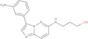 3-{[3-(3-Aminophenyl)imidazo[1,2-b]pyridazin-6-yl]amino}propan-1-ol