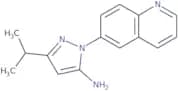 3-Isopropyl-1-(quinolin-6-yl)-1H-pyrazol-5-amine