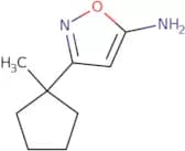 3-(1-Methylcyclopentyl)-1,2-oxazol-5-amine