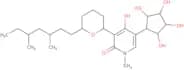 3-[6-(3,5-Dimethylheptyl)tetrahydro-2H-pyran-2-yl]-4-hydroxy-1-methyl-5-(2,3,4,5-tetrahydroxycyclo…