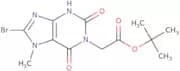 tert-Butyl 2-(8-bromo-7-methyl-2,6-dioxo-2,3,6,7-tetrahydro-1H-purin-1-yl)acetate