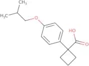 1-[4-(2-Methylpropoxy)phenyl]cyclobutane-1-carboxylic acid