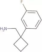 [1-(3-Fluorophenyl)cyclobutyl]methanamine