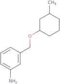 3-{[(3-Methylcyclohexyl)oxy]methyl}aniline