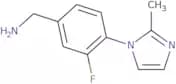 [3-Fluoro-4-(2-methyl-1H-imidazol-1-yl)phenyl]methanamine