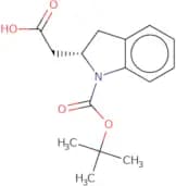 2-[(2S)-1-[(tert-Butoxy)carbonyl]-2,3-dihydro-1H-indol-2-yl]acetic acid