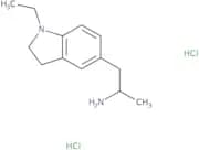 (2R)-1-(1-Ethyl-2,3-dihydro-1H-indol-5-yl)propan-2-amine dihydrochloride