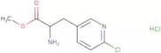 Methyl 2-amino-3-(6-chloropyridin-3-yl)propanoate hydrochloride
