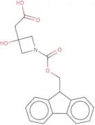 2-(1-{[(9H-Fluoren-9-yl)methoxy]carbonyl}-3-hydroxyazetidin-3-yl)acetic acid