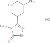 4-Methyl-3-(5-methylpiperidin-3-yl)-4,5-dihydro-1H-1,2,4-triazol-5-one hydrochloride