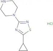 1-(5-Cyclopropyl-1,2,4-thiadiazol-3-yl)piperazine hydrochloride