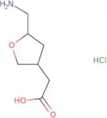 2-[5-(Aminomethyl)oxolan-3-yl]acetic acid hydrochloride