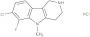 7-Chloro-6-fluoro-5-methyl-1H,2H,3H,4H,5H-pyrido[4,3-b]indole hydrochloride