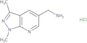 {1,3-Dimethyl-1H-pyrazolo[3,4-b]pyridin-5-yl}methanamine hydrochloride