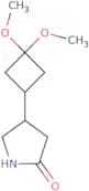 4-(3,3-Dimethoxycyclobutyl)pyrrolidin-2-one