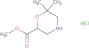 Methyl 6,6-dimethylmorpholine-2-carboxylate hydrochloride