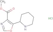 Methyl 5-(piperidin-2-yl)-1,3-oxazole-4-carboxylate hydrochloride