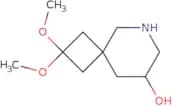 2,2-Dimethoxy-6-azaspiro[3.5]nonan-8-ol