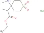 Ethyl 8,8-dioxo-8λ6-thia-1-azaspiro[4.5]decane-4-carboxylate hydrochloride