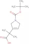 2-{1-[(tert-Butoxy)carbonyl]-2,5-dihydro-1H-pyrrol-3-yl}-2-methylpropanoic acid