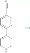 4-(1,2,3,6-Tetrahydropyridin-4-yl)benzonitrile hydrochloride