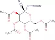 2,3,4,6-Tetra-O-acetyl-1-azido-1-deoxy-α-D-galactopyranosyl cyanide