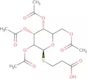 3-[(2,3,4,6-Tetra-O-acetyl-b-D-glucopyranosyl)thio]-propanoic acid