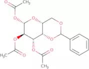 1,2,3-Tri-O-acetyl-4,6-O-benzylidene-b-D-galactopyranose