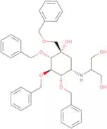 1,5,6,7-Tetra-O-benzylvoglibose