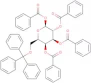 1,2,3,4-Tetra-O-benzoyl-6-O-trityl-b-D-galactopyranose