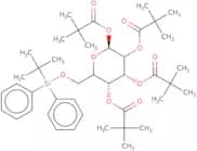 1,2,3,4-Tetra-O-pivaloyl-6-O-(tert-butyldiphenylsilyl)-b-D-glucopyranose
