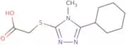 (5-Cyclohexyl-4-methyl-4H-[1,2,4]triazol-3-yl-sulfanyl)acetic acid