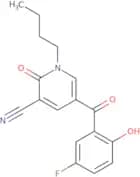 1-Butyl-5-(5-fluoro-2-hydroxybenzoyl)-2-oxo-1,2-dihydropyridine-3-carbonitrile
