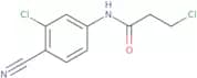 3-Chloro-N-(3-chloro-4-cyanophenyl)propanamide