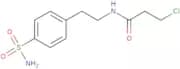 3-Chloro-N-[2-(4-sulfamoylphenyl)ethyl]propanamide