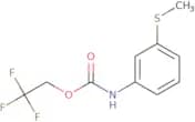 2,2,2-Trifluoroethyl N-[3-(methylsulfanyl)phenyl]carbamate