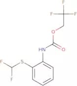 2,2,2-Trifluoroethyl N-{2-[(difluoromethyl)sulfanyl]phenyl}carbamate