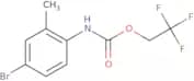2,2,2-Trifluoroethyl N-(4-bromo-2-methylphenyl)carbamate