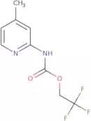 2,2,2-Trifluoroethyl N-(4-methylpyridin-2-yl)carbamate