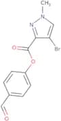 4-Formylphenyl 4-bromo-1-methyl-1H-pyrazole-3-carboxylate