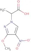 2-(3-Methoxy-4-nitro-1H-pyrazol-1-yl)propanoic acid