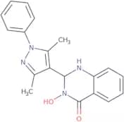 2-(3,5-Dimethyl-1-phenyl-1H-pyrazol-4-yl)-3-hydroxy-1,2,3,4-tetrahydroquinazolin-4-one