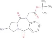 tert-Butyl 2-[(7S)-5-amino-2,8-dioxo-3,9-diazatricyclo[8.4.0.0,3,7]tetradeca-1(14),10,12-trien-9-y…