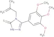 4-(2-Methylprop-2-en-1-yl)-5-(3,4,5-trimethoxyphenyl)-4H-1,2,4-triazole-3-thiol